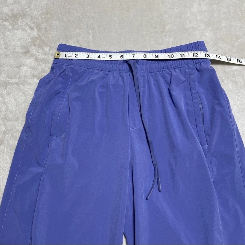 Athleta Crop Pants Womens Size 2 Arrival Purple Elastic Waist Drawstring Pull On - Picture 11 of 14